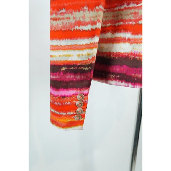 Jones New York Blazer, Watercolor Stripes - Picture 4 of 6